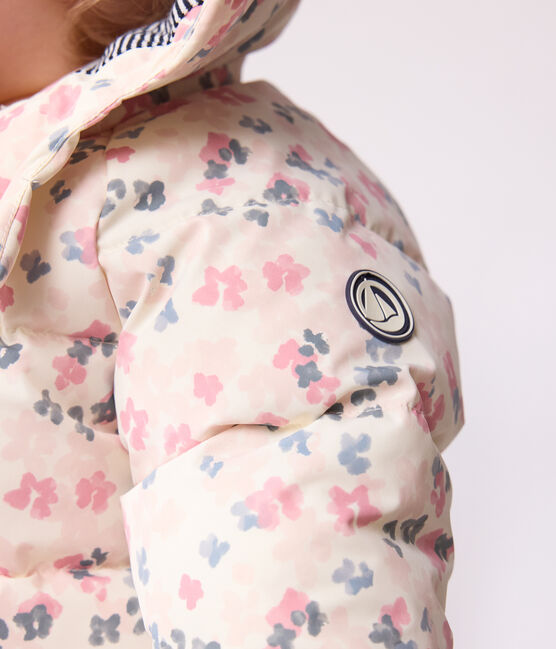 Baby-Winterjacke mit Apfelmuster MILK/ MULTICO