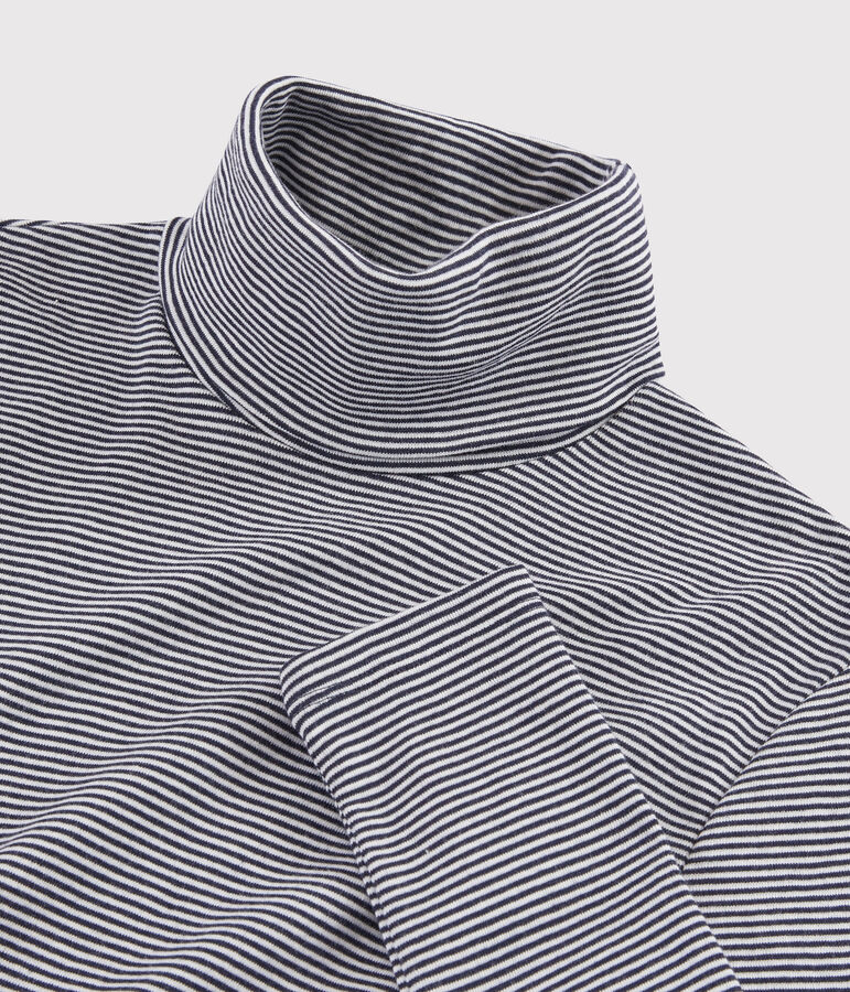 Unterziehpullover f&uuml;r Damen blau SMOKING/weiss MARSHMALLOW