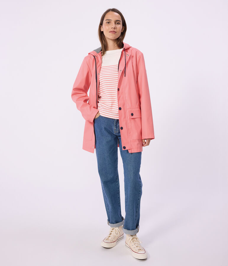 Ikonische Regenjacke Damen/Herren rosa FLAMAND