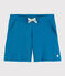 Kinder-Shorts aus Baumwolle für Mädchen blau MYKONOS