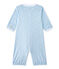 Unisex-Baby-Overall mit 2-in-1-Effekt blau TOUDOU/weiss ECUME
