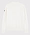 Marinepullover aus Baumwolle für Damen weiss MARSHMALLOW
