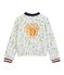 Kinder-Cardigan für Mädchen weiss MARSHMALLOW/weiss MULTICO