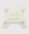Kindermütze für Mädchen weiss MARSHMALLOW
