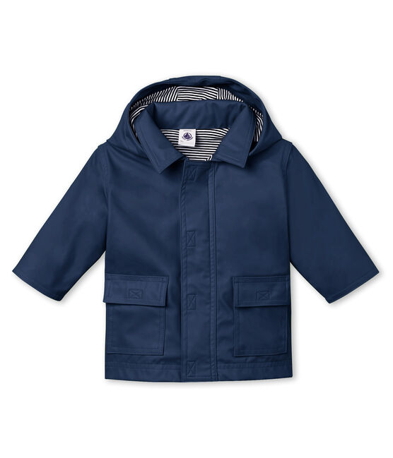 Ikonische Baby-Regenjacke Unisex blau SMOKING