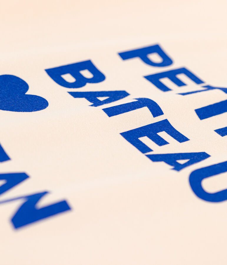 Weites Damen-T-Shirt LE BOXY aus Baumwolle naturfarben AVALANCHE