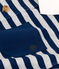 Langärmeliges, gestreiftes Kinder-Poloshirt aus Baumwolle für Jungen blau MEDIEVAL/ FUMEE
