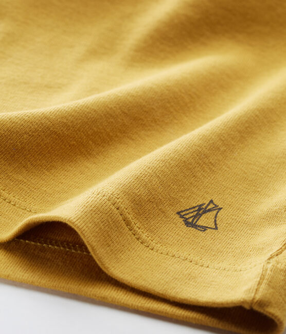 Einfarbiger Kinder Unterziehpullover gelb INCA