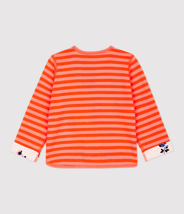 Wendbarer Baby-Cardigan. orange/orange