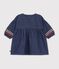 Lang&auml;rmeliges Baby-Kleid aus Denim blau