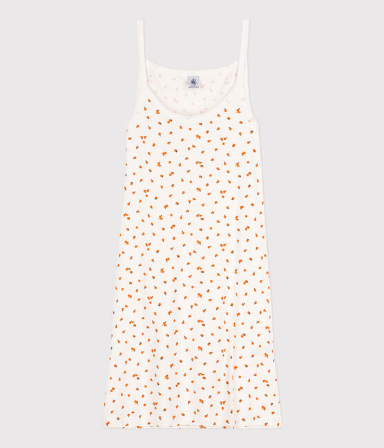 Babydoll Orangettes aus Baumwolle für Damen weiss MARSHMALLOW/weiss MULTICO