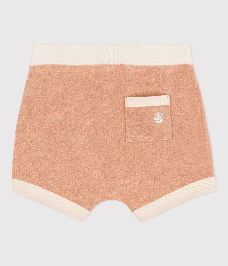 Baby-Shorts aus Frottee beige
