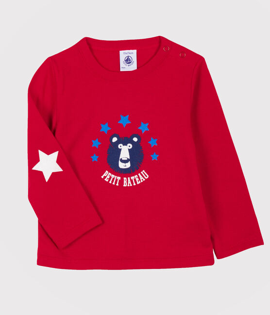 Baby-T-Shirt für Jungen rot TERKUIT