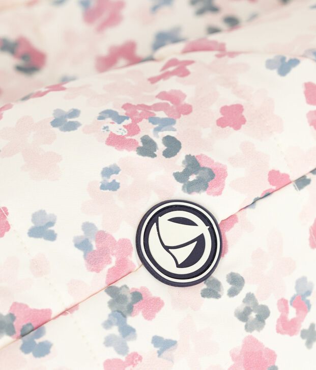 Gemusterter Baby-Schneeanzug naturfarben/vielfarbig