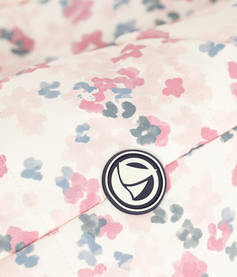 Gemusterter Baby-Schneeanzug naturfarben/vielfarbig