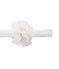 Mädchen-Haarband mit Blume weiss MARSHMALLOW