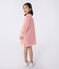 Langärmeliges Kinder-Kleid aus Baumwolle mit Streifen rosa FLEUR/ SPICY