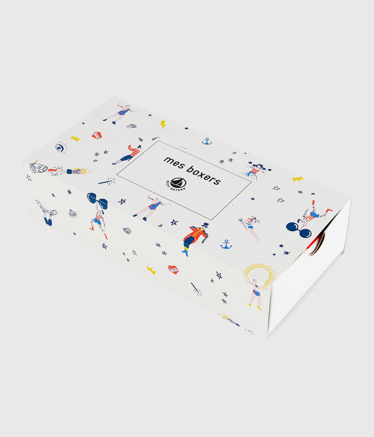 Set mit 5 Boxershorts mit festlichem Aufdruck f&uuml;r kleine Jungen vielfarbig