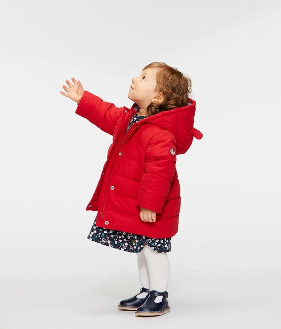 Baby-Jacke aus Mikrofaser für Mädchen rot TERKUIT