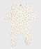 Strampler aus Nicki mit Leoparden-Motiv weiss MARSHMALLOW/weiss MULTICO