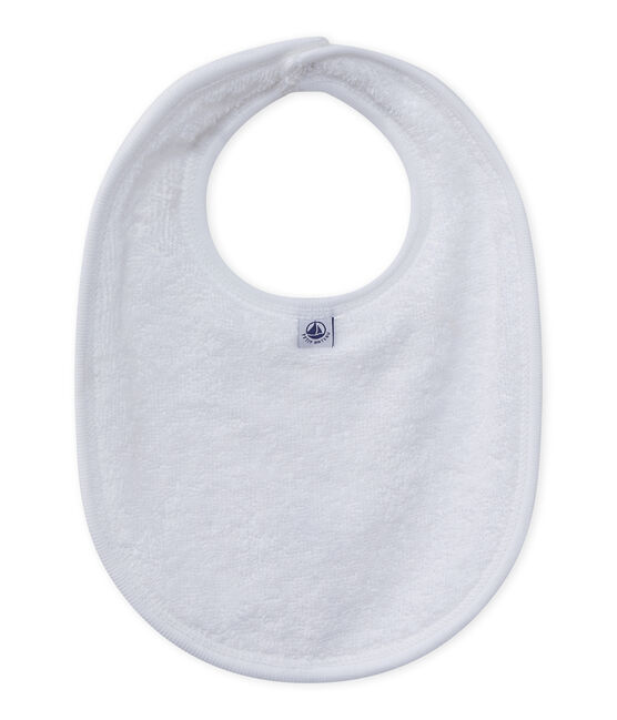 Unisex-Baby-Lätzchen aus Nicki weiss ECUME