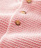 Baby-Cardigan für Mädchen aus Wolle und Baumwolle rosa MINOIS