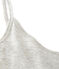 Chemise à bretelles femme en coton léger grau BELUGA CHINE