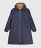 Lange Damen-Regenjacke zweifarbig SMOKING