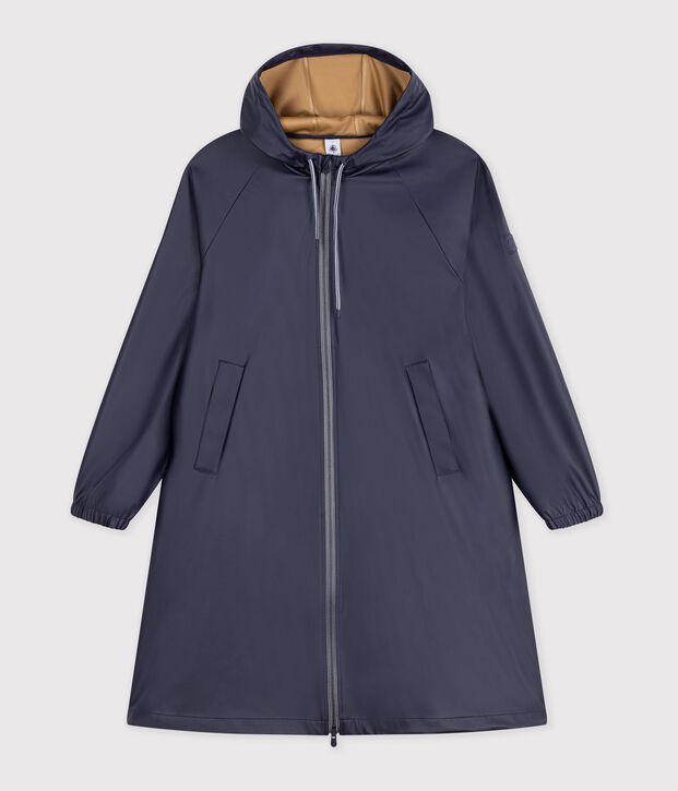 Lange Damen-Regenjacke zweifarbig SMOKING