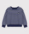 Kinder-Sweatshirt aus Molton für Mädchen und Jungen CHALOUPE/ MARSHMALLOW