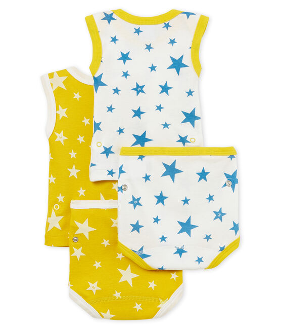 Duo 2-in-1-Baby-Höschenbodys für Jungen variante 1