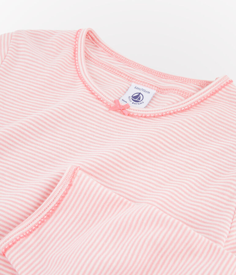 2er-Set Pyjamas mit Rippenstruktur f&uuml;r kleine M&auml;dchen vielfarbig