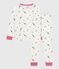 Kinder-Pyjama aus Baumwolle mit Paris-Motiven weiss MARSHMALLOW/weiss MULTICO