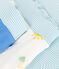3er-Set Kinder-Boxershorts aus Baumwolle mit überzogenem bedruckten Bund variante 1