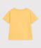 Kurz&auml;rmeliges Kinder-T-Shirt mit Motiv gelb