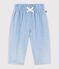 Baby-Hose aus Chambray blau