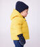 Baby-Winterjacke einfarbig gelb JAUNE
