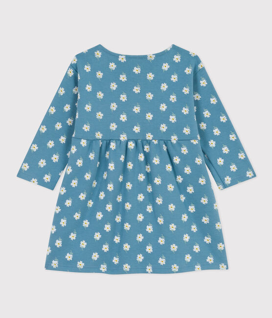 Baby-Kleid aus Jersey für Mädchen mit Blumenmotiv POLOCHON/ MULTICO
