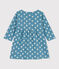 Baby-Kleid aus Jersey für Mädchen mit Blumenmotiv POLOCHON/ MULTICO