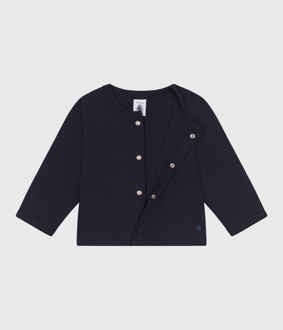 Baby-Cardigan aus Baumwolle blau SMOKING