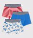 3er-Set Boxershorts aus Baumwolle mit Tiermotiv für Jungen