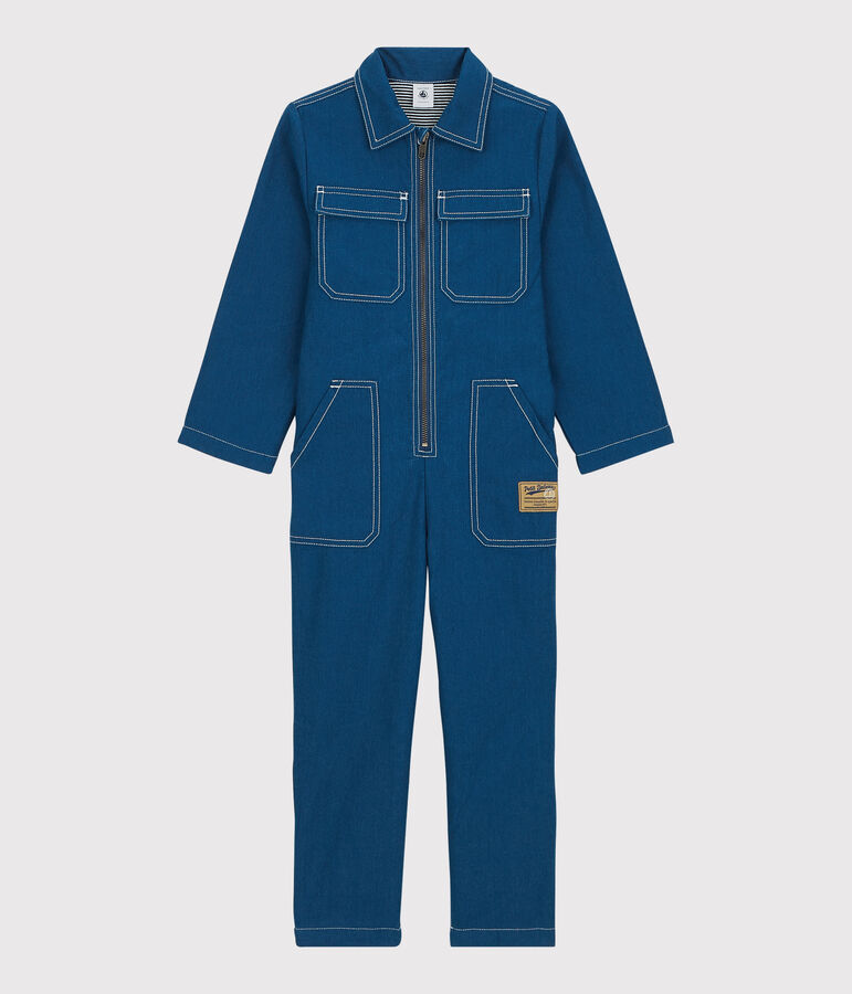Overall aus Serge-Denim f&uuml;r M&auml;dchen / Jungen blau MAJOR