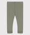 Einfarbige Baby-Leggings aus Baumwolle grün MARECAGE