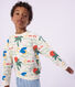 Kinder-Sweatshirt aus gemusterter Baumwolle