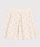 Kinderkleid aus Doppeljersey mit Printmotiv für Mädchen beige AVALANCHE/ ARGENT
