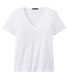 Damen-T-Shirt „COL V“ aus feinem Jersey