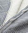 Geringelter Mädchen-Cardigan aus gedoppeltem Jersey blau SMOKING/beige COQUILLE