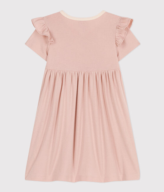 Kurzärmeliges Kleid aus Baumwolle Kinder/Mädchen rosa SALINE