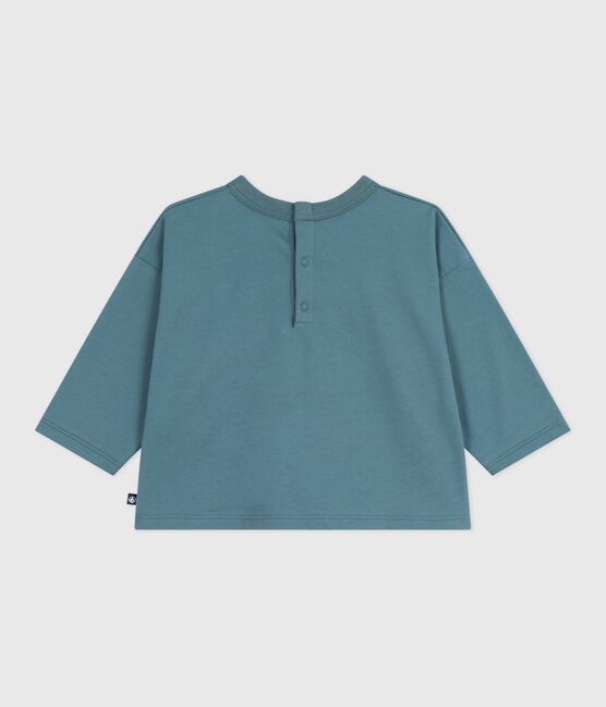 Langärmeliges Baby-T-Shirt aus Baumwolle mit Katzenmotiv GOBELIN