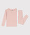 Kinderpyjama aus Baumwolle und Lyocell rosa SALINE